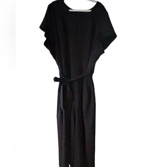 Lane Bryant Size 28 Black Wide Leg Pantsuit with pockets - Picture 1 of 7